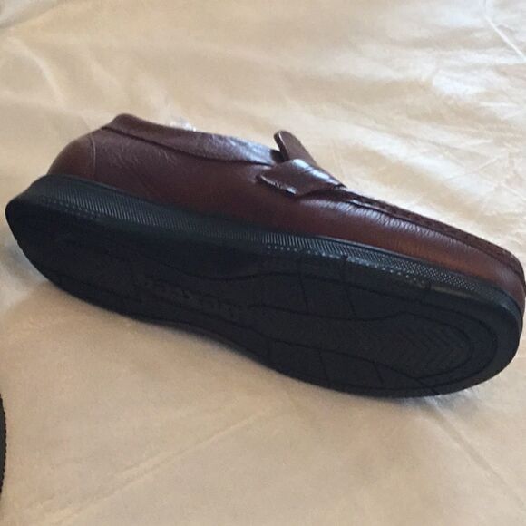 Men’s brown leather loafers in 10M by DEXTER main image 5